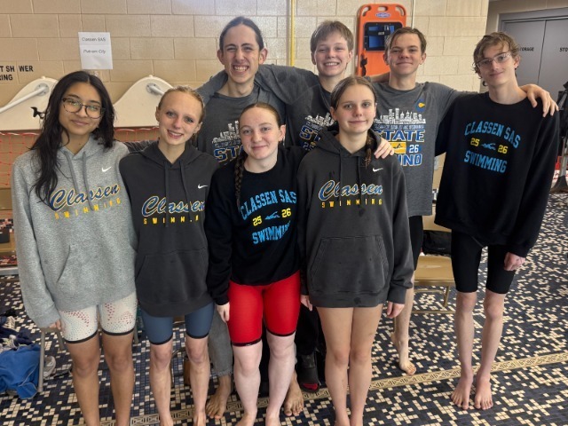 Comets Compete at 2026 State Swim Meet