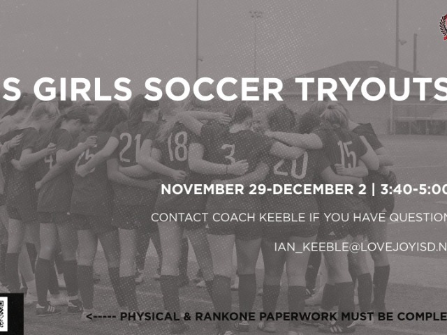 LHS Girls Soccer Tryouts