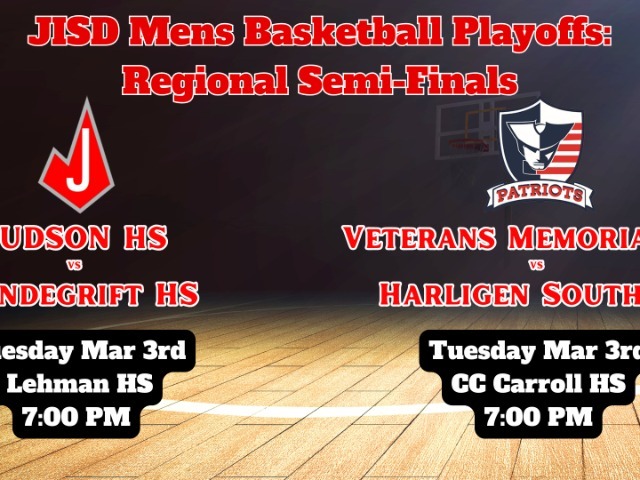 JISD Men's Basketball Semi-Finals Playoff Information