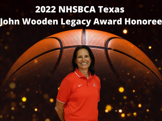 Judson HS Womens Basketball Coach receives the John Wooden Legacy Award