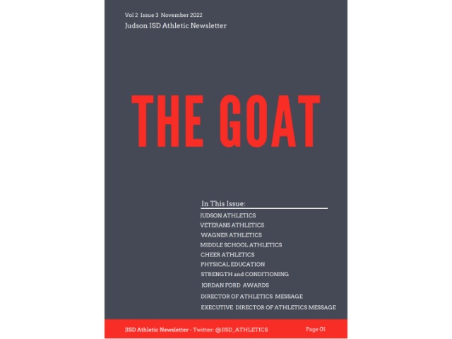 Novembers Issue of THE GOAT