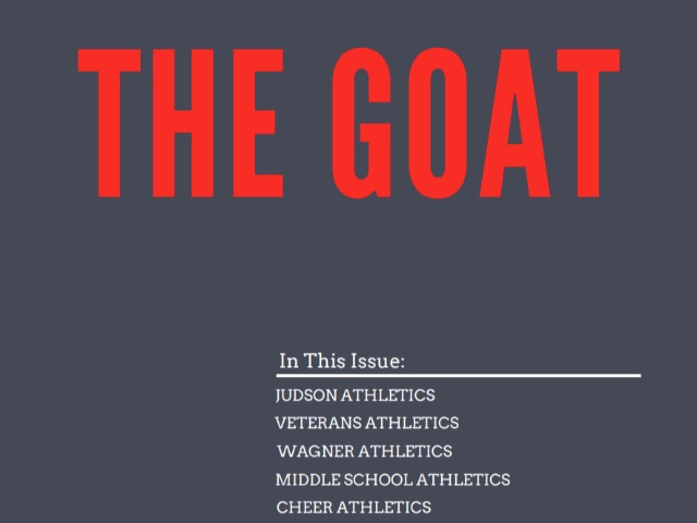 April Issue of THE GOAT