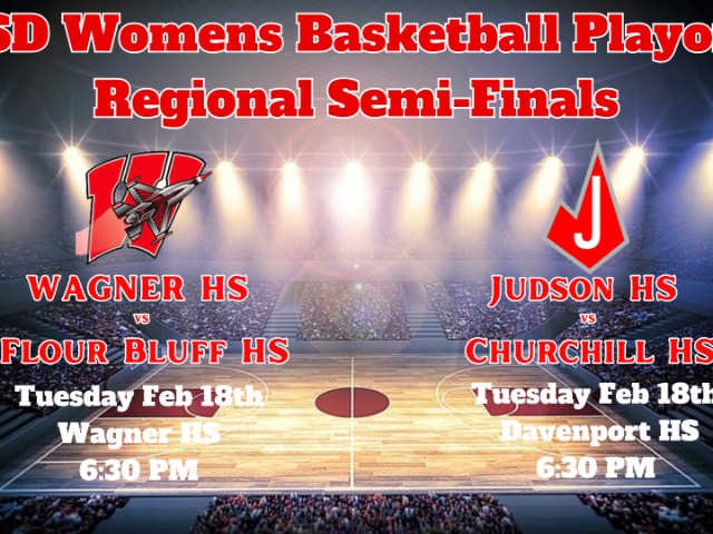 JISD Women's Basketball Playoff Information - Semi Final Round