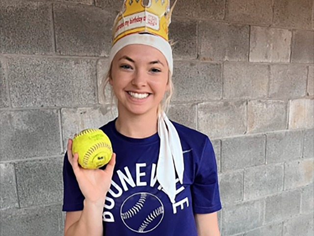 Byrum Hits Home Run Against Mayflower