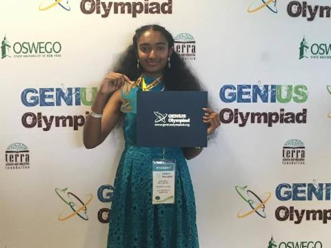LR Teen Wins Gold at GENIUS Olympiad