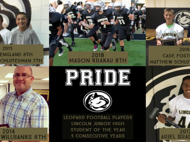Krakau wins LJHS 8th Grade Student of the Year