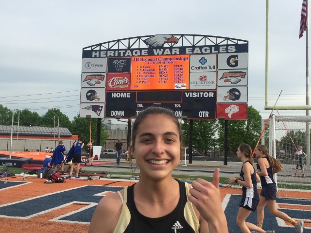 Dorantes breaks Schools 400 Meter Record