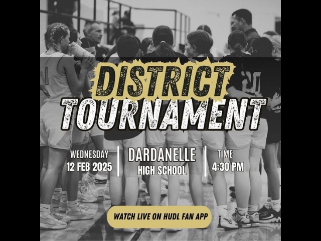 District Tournament Semifinals today at Dardanelle