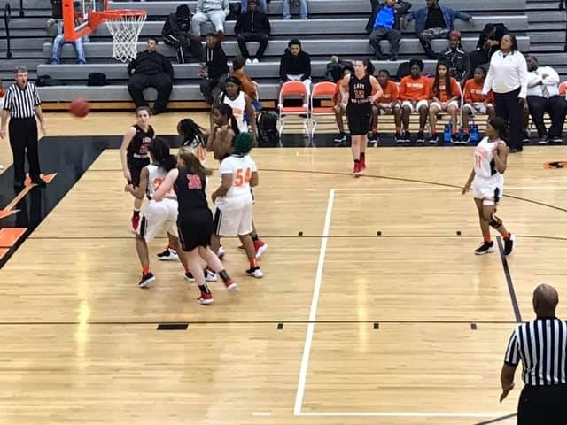 HS Girls Basketball team falls to the LR Hall Lady Warriors 57-47