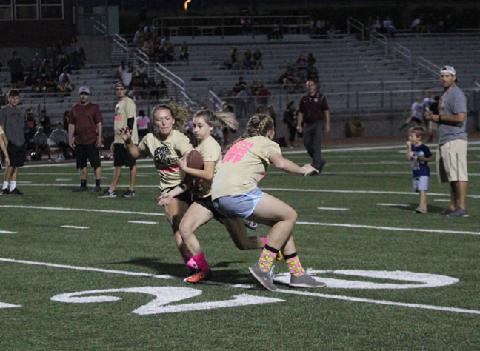Homecoming week with powder puff 