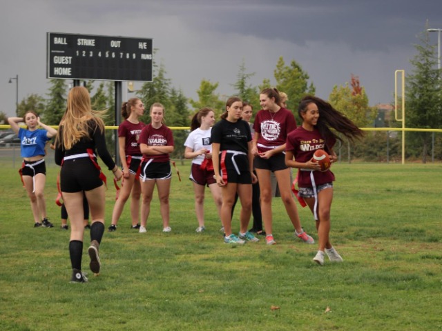 Powder puff game brings rivalry