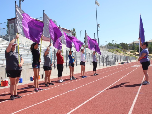 Marching band kickstarts the year with five-day camp to practice for Second City Nights