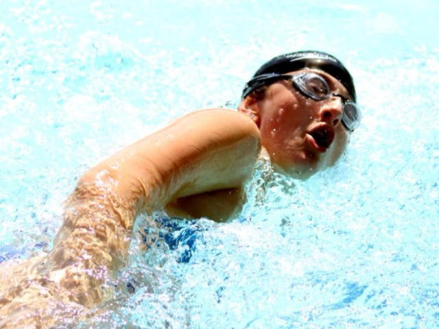 Marin Bauer switches from soccer to swim
