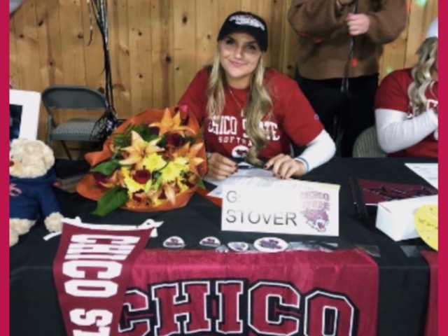 Softball Player Grace Stover Signs with Chico State