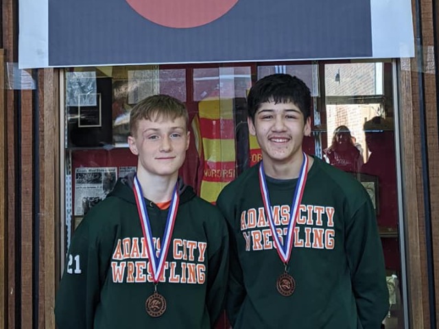 Two Wrestlers Place at JV State Championships