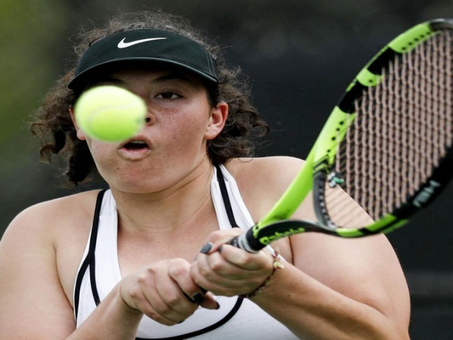 Persistence carries Grand Junction's Peltier into regional tennis final at No. 3 singles