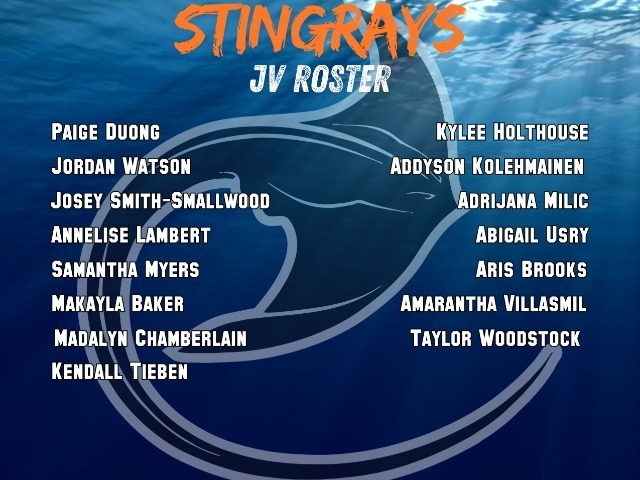 2026 JV Volleyball Roster Announcement