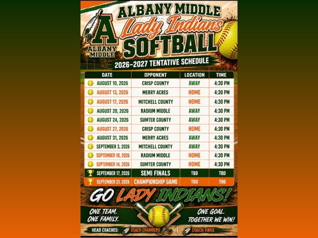 2026 Softball Schedule