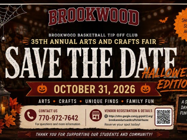 2026 Brookwood Basketball  Arts and Crafts Fair