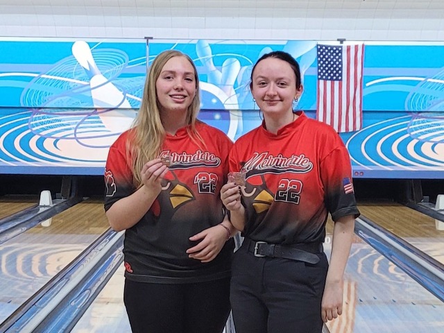 Image for Macayla Layne (left) and Hannah Drys (right) are going to MHSAA State Finals!