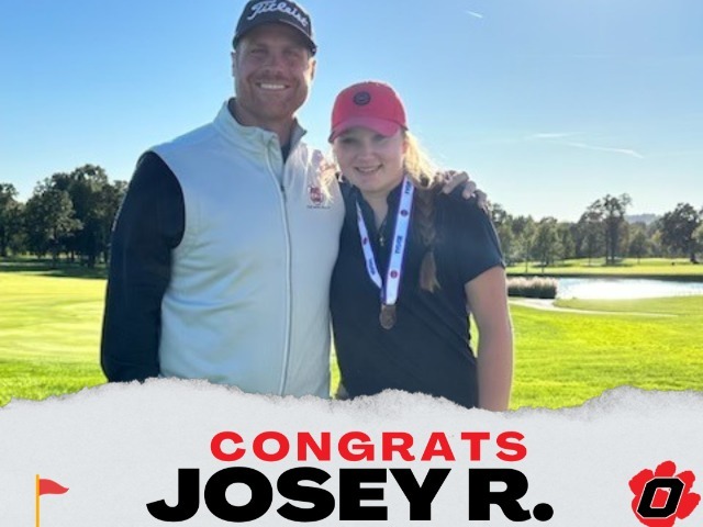 Josey Roberts takes 4th at Class 4 Golf State Tournament! 