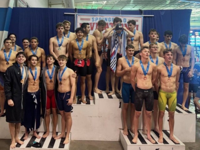 Boys Swim & Dive Break More Records at Springfield Meet