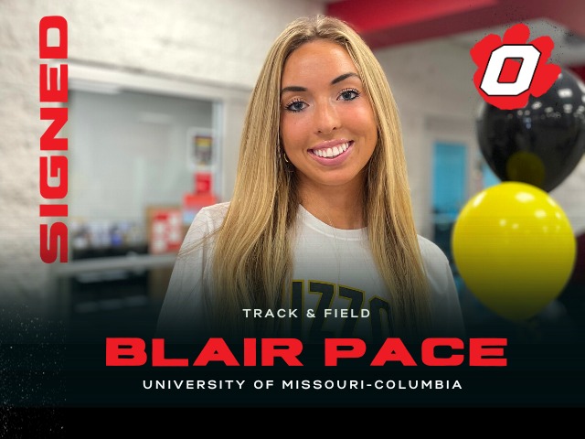 College Signee: Blair Pace  – University of Missouri - Columbia  – Track & Field