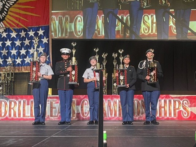OHS JROTC Color Guard Named Grand Champions!