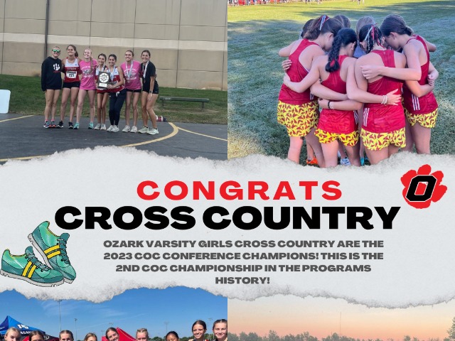 Girls Varsity Cross Country Win 2nd COC Championship in Program History! 
