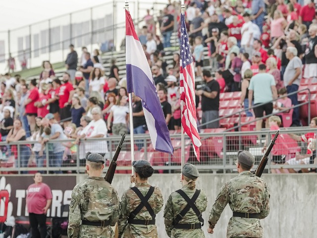 Salute to Service Night at Ozark High School Football Game