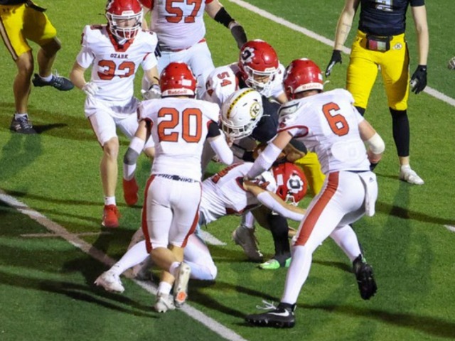 Ozark Football Beats Kickpoo to Secure #2 Seed in District