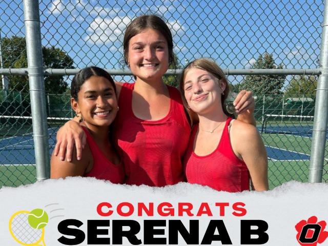 OHS Senior Wins Tennis Districts, Headed to State!