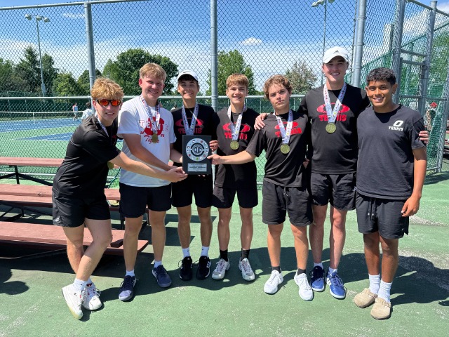 boys tennis team 2026 coc conference champions