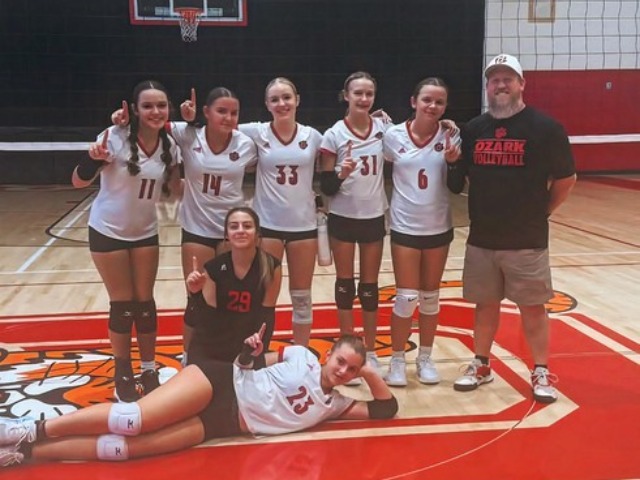 Ozark 8th Grade (B Team) Takes home First Place 