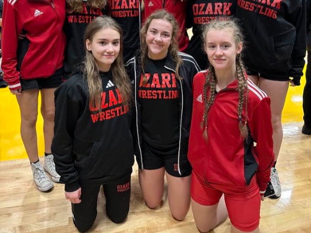 Image for 3 Girls Wrestlers Qualify for State