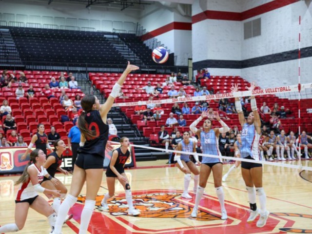 Tigers Top Nixa in Volleyball