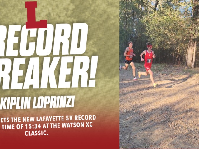 School 5K Boys Cross Country Record Broken