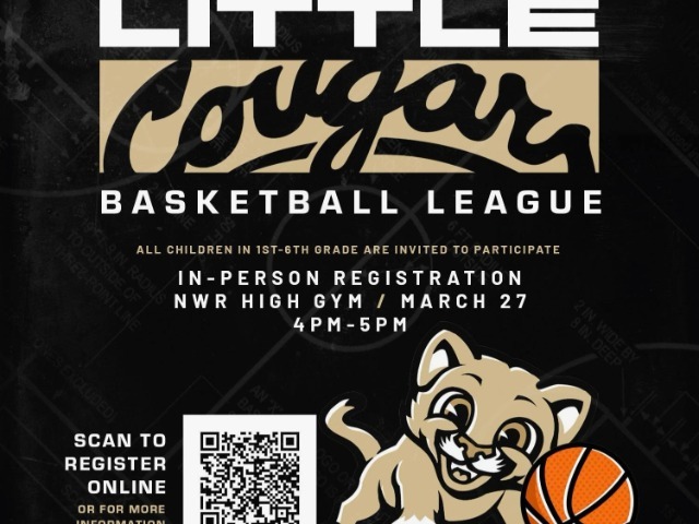Sign Up For Little Cougar Basketball League
