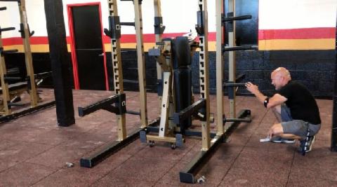 Jeff Chapman install new weight room 