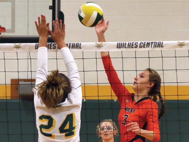 West Wilkes sweeps Eagles in conference opener
