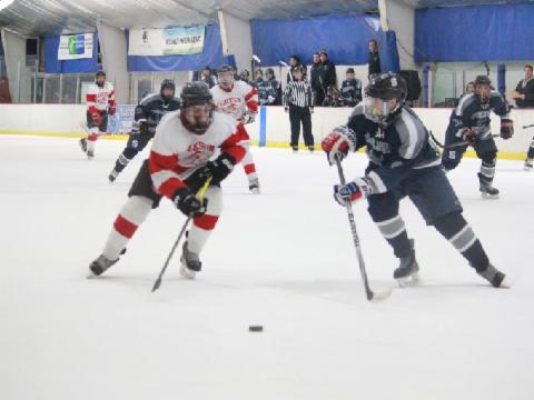 Liberty Ties Middletown South in Puck Opener