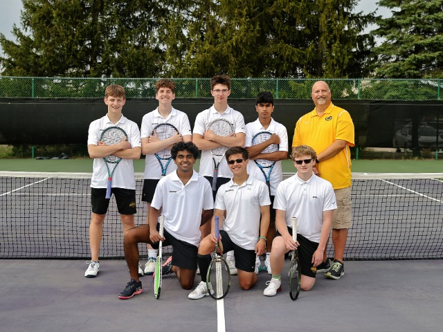 Boys Varsity Gold Tennis Team Faces Tough Loss Against Springboro