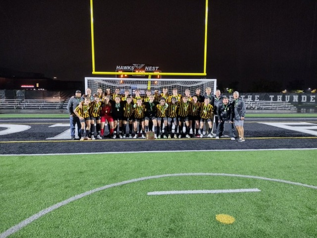 Boys Varsity Soccer Wins 4th Consecutive District Title