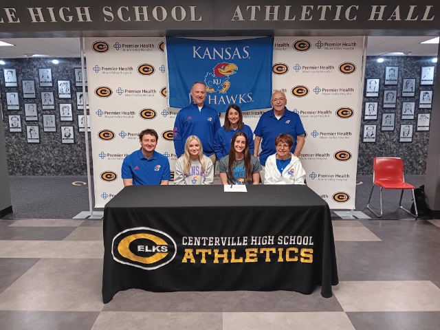 Centerville Athletics Celebrates Anna Gearhart's Commitment to the University of Kansas