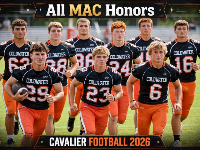 Coldwater Football Players earn All MAC League Honors