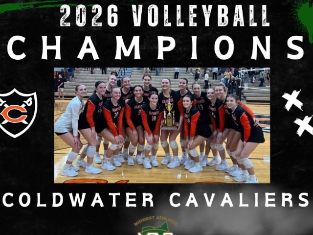 Coldwater Varsity Volleyball captures MAC League Title