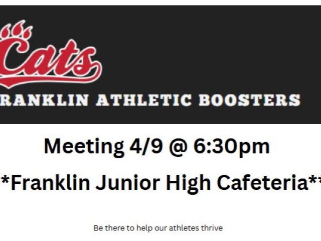 Booster Meeting April 9th @6:30pm