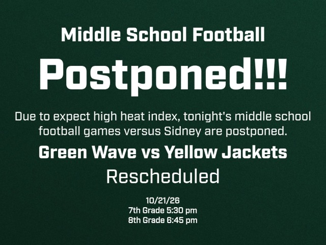 MS Football Postponed