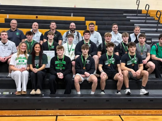 Varsity wrestling team after Perrysburg tournament