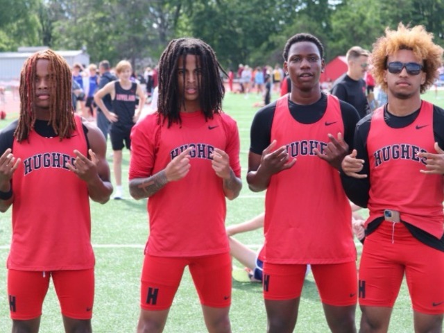 Hughes High School Track Team Shines at CHCA Track Meet